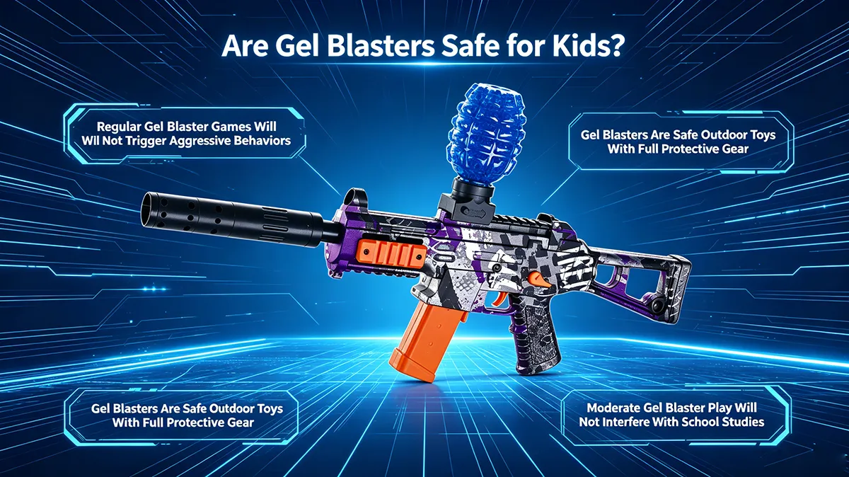 resumen de preocupaciones de seguridad de los padres para el juego de niños con pistolas de gel