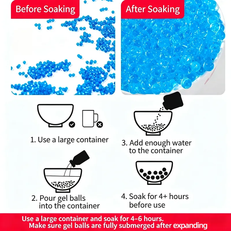 How to Soak Gel Balls & Water Beads