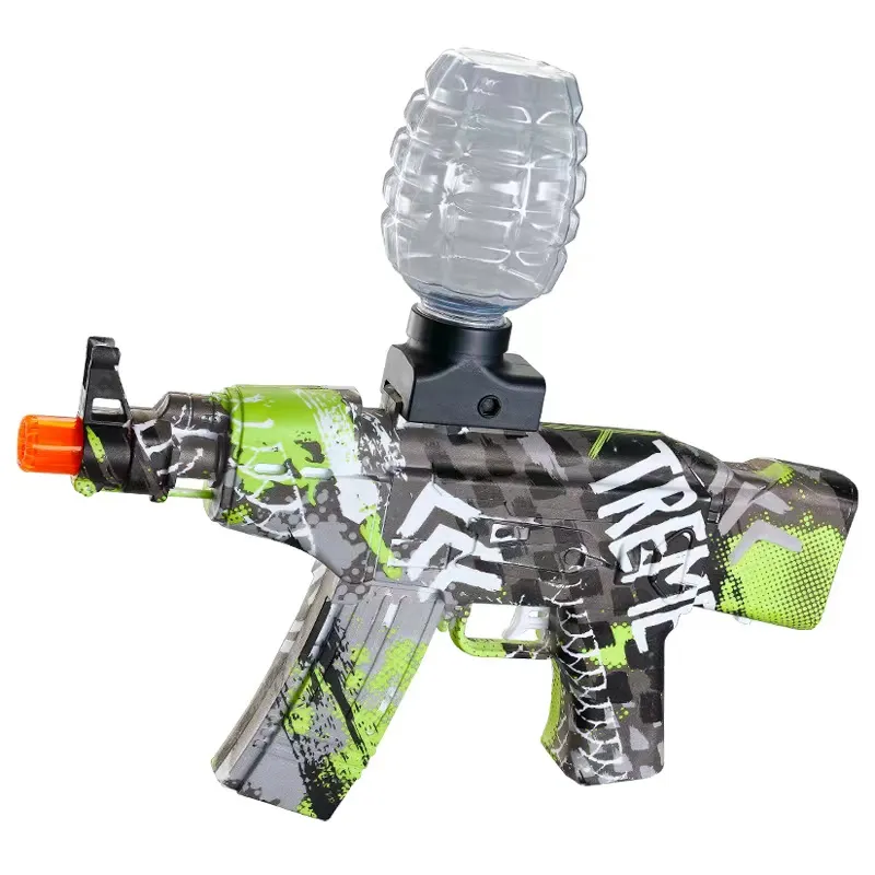 Green Mini AK47 Electric Gel Blaster Toy