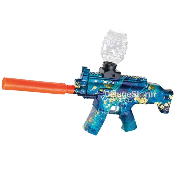 Blue SCAR Automatic Splatter Ball Toy