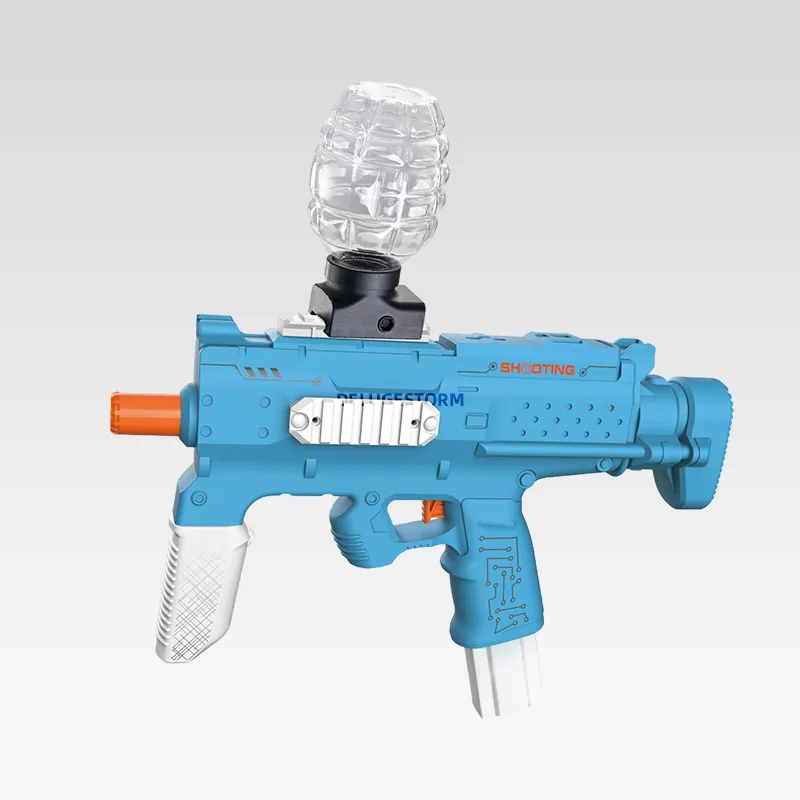 MP7 blaster supporting paper targets, charging wire and standard gel ball accessories