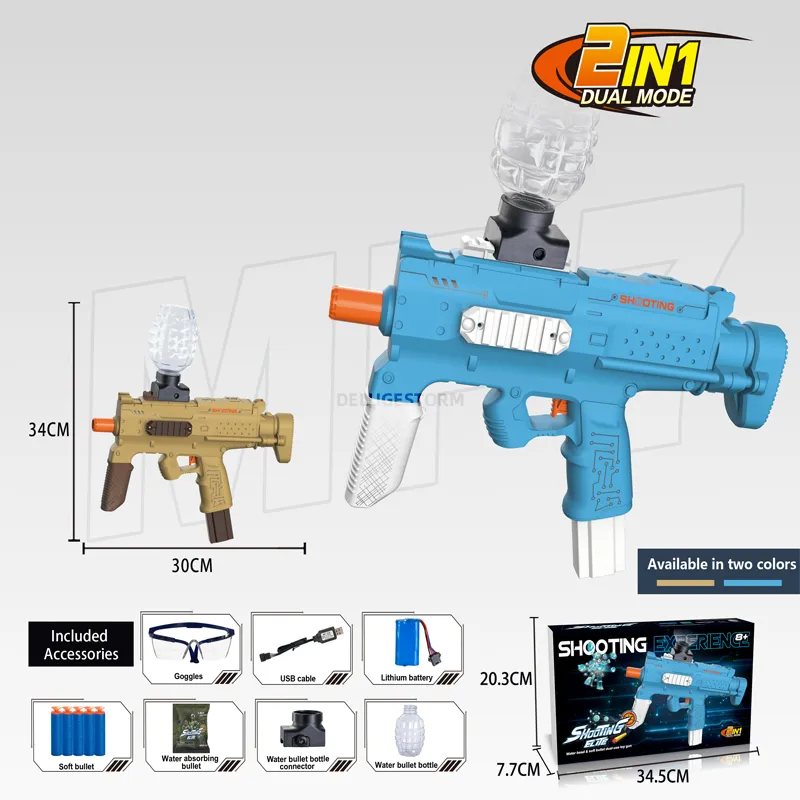 MP7 plastic gel blaster sealed gift box for bulk wholesale to Australia merchants