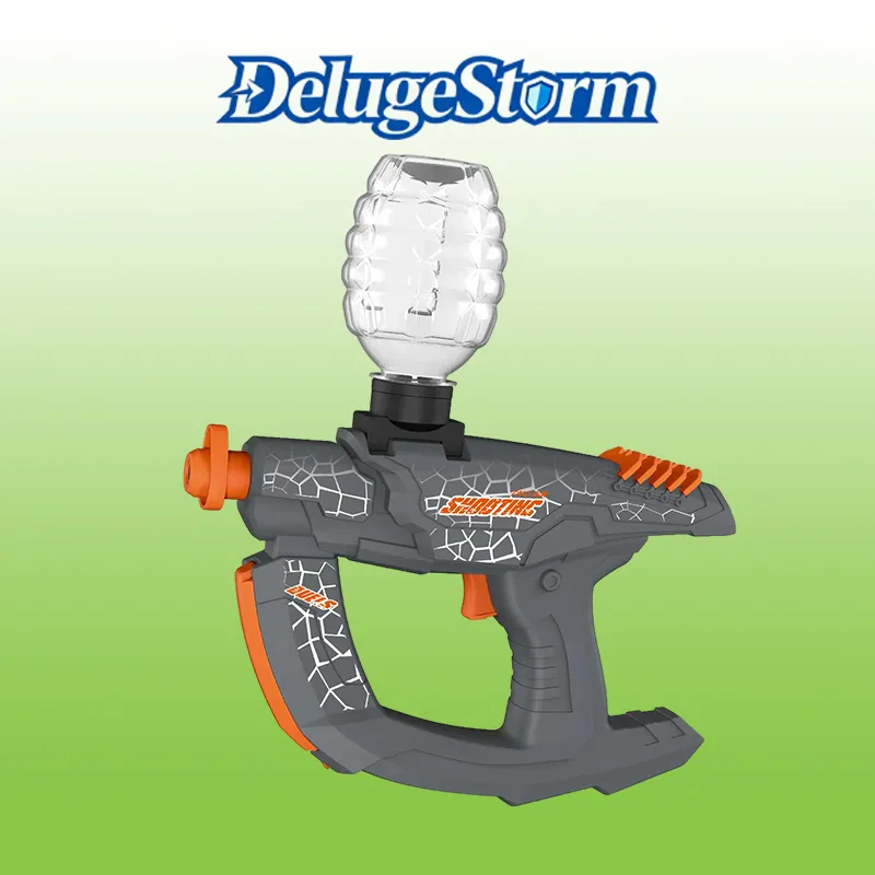 Space style water gel gun with large magazine, Orbeez compatible outdoor toy