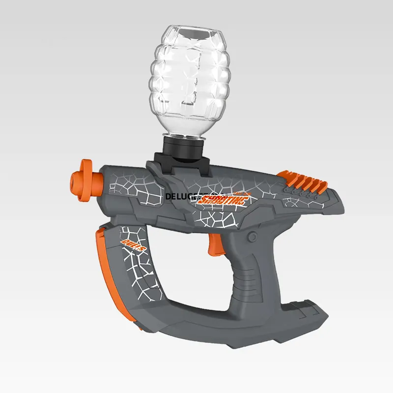 Large capacity gel magazine and complete fittings for space appearance gel blaster