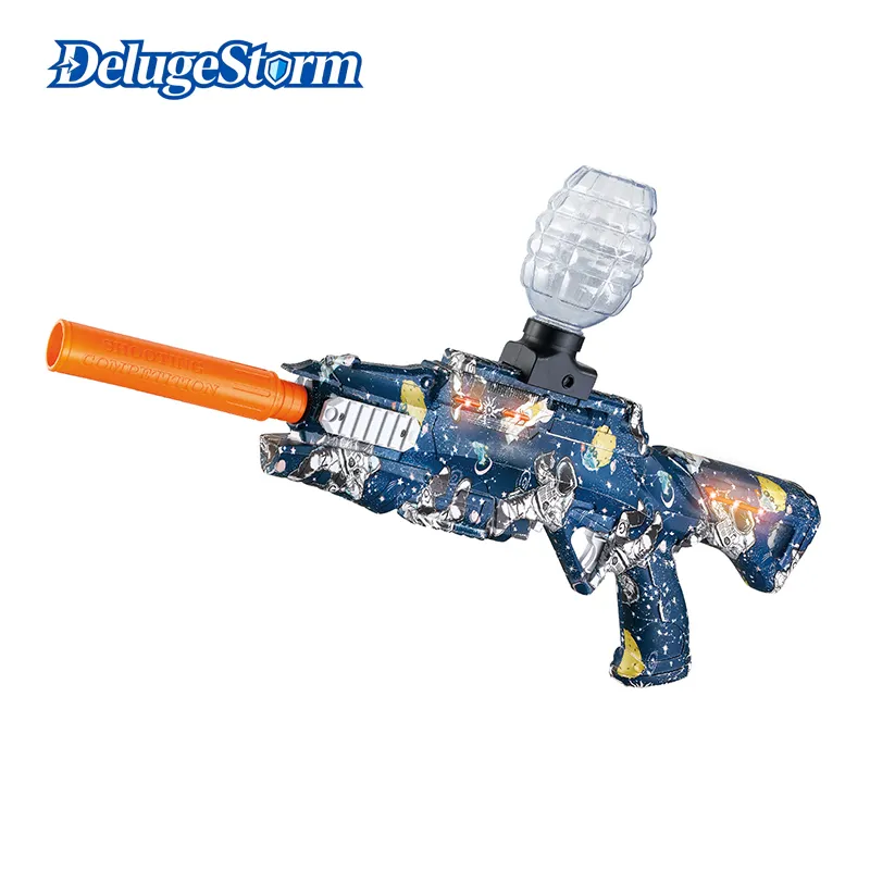 Blue Starry Sky Electric Water Bullet Shooting Gun