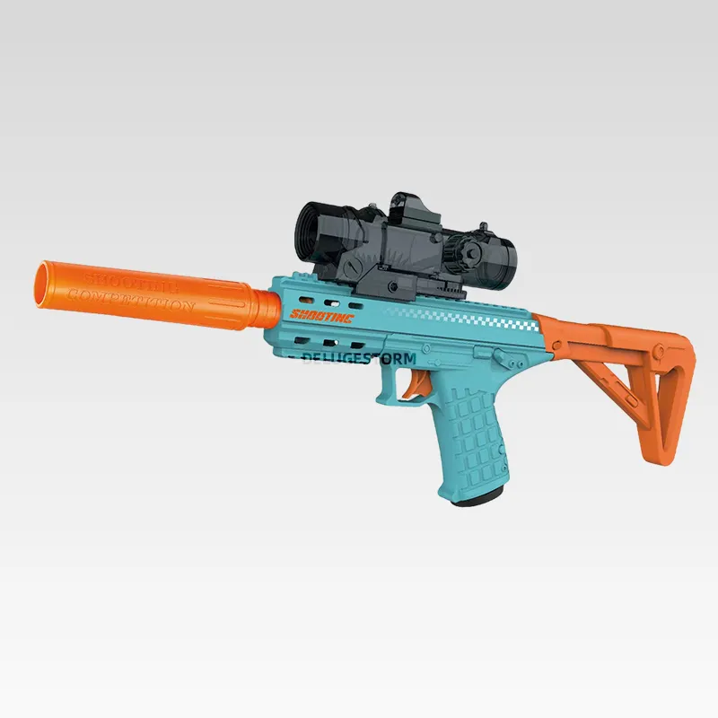 Complete bottle cap & water bottle fittings matched for multimode electric gel gun
