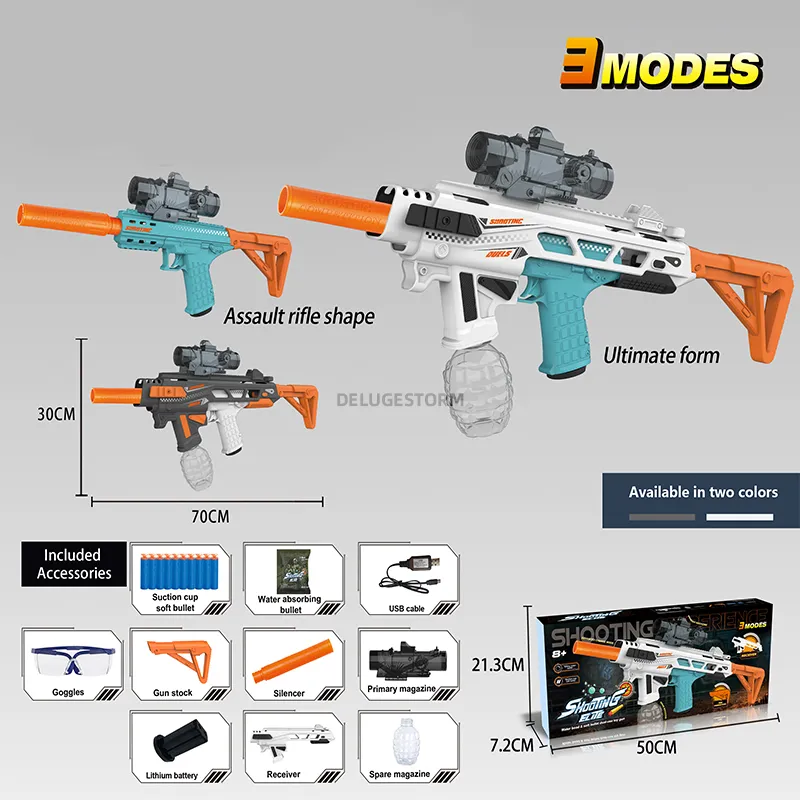 Large splatter blaster wholesale packing box for Dominican outdoor game vendors