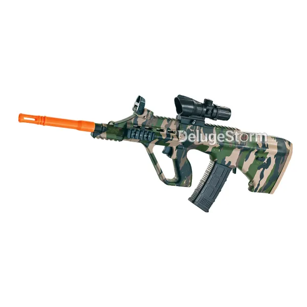 Green AUG handheld and automatic gel blaster