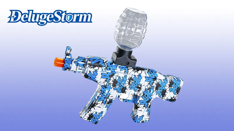 Blue Mini AK47 gel blaster Sealed Box
