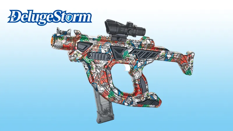 Space gun-type gel blaster
