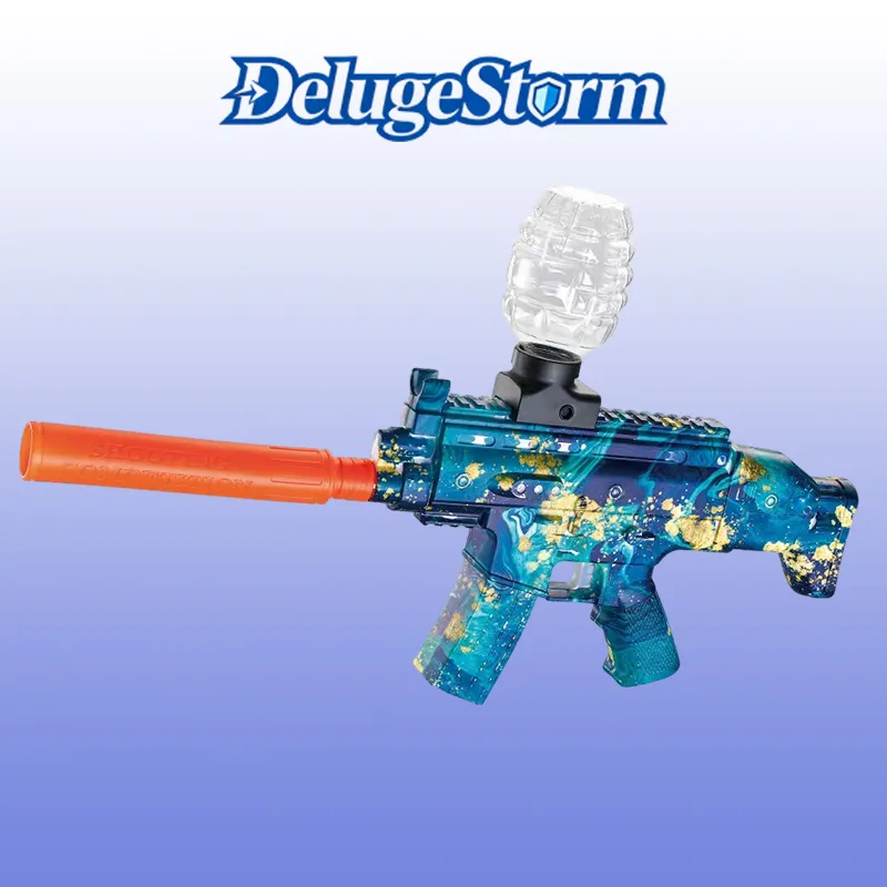High firing rate SCAR automatic gel shooter designed for outdoor team competition activity