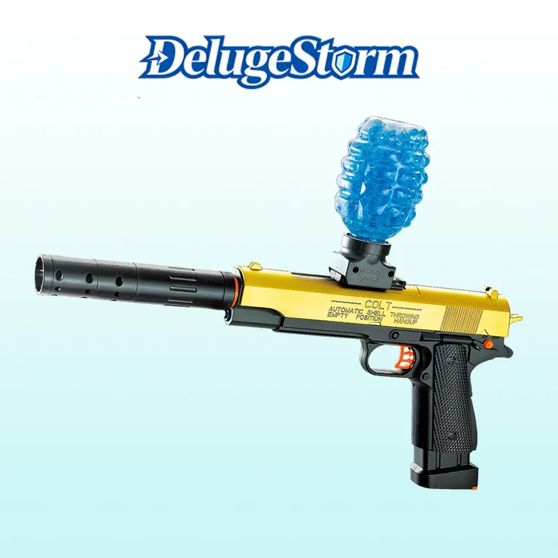 Vintage outlook M1911 handheld splatter pistol decorative collection toy for adult player