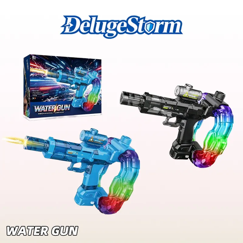 Wholesale RGB Electric Water Gun with Laser & Light Ring