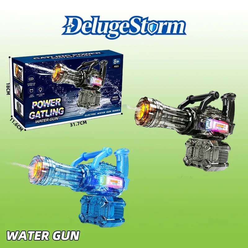 Factory Price 300ml Automatic Water Blaster Gatling Style